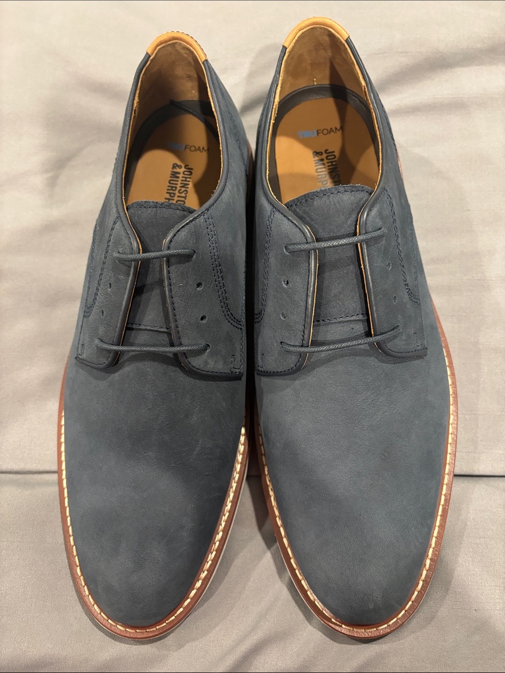 NEW Johnston & Murphy Men’s Nubuck Oxford Shoes 11M - Picture 3 of 7
